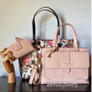 NEW! Fossil Unique Satchel/Crossbody, Tote, Wallet